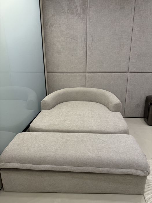 Кресло-диван с банкеткой