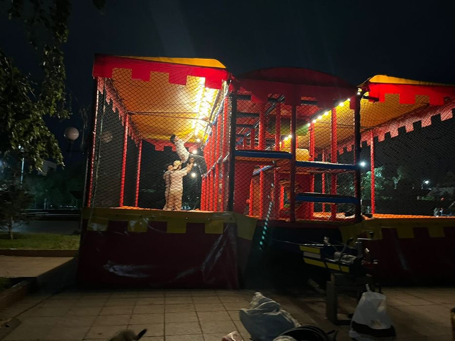 Мобильный лабиринт на колесах