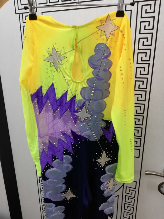 Трико за художествена гимнастика, акробатика за момиче 11-12 години