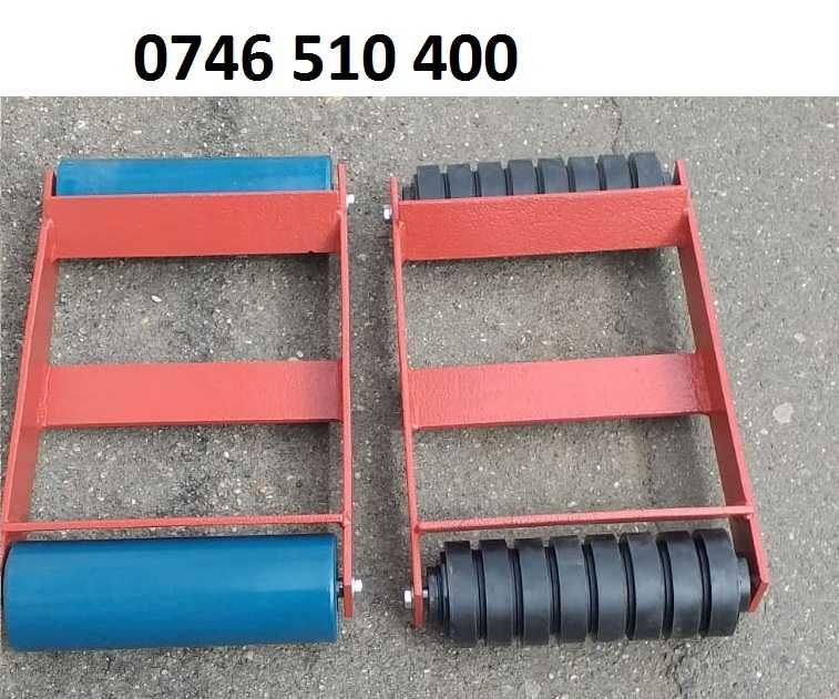 Carucioare de tractare auto cu role cauciucate sau metalice