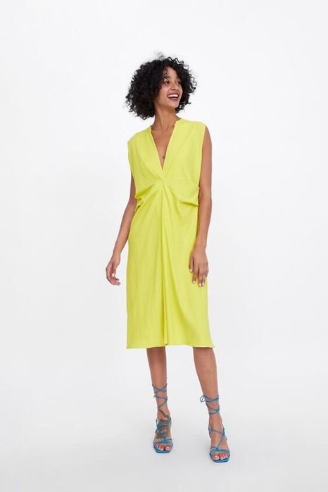 Rochie galbena Zara