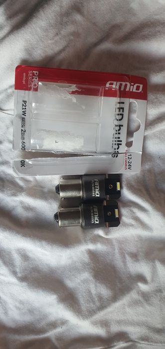 Нови LED крушки Amio P21W Canbus PRO, 2100LM