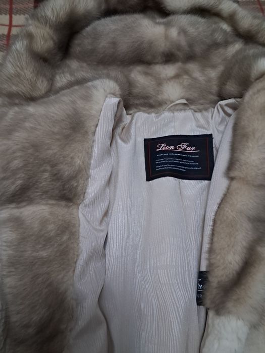 Шуба норка мутон