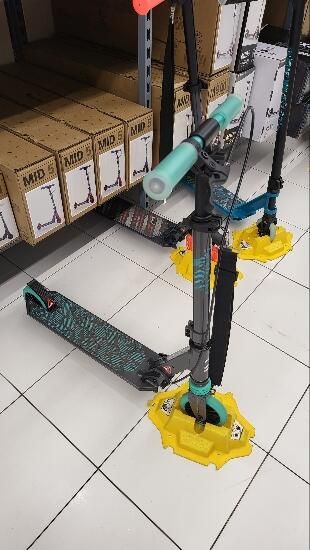 Trotinetă cu suspensii şi frâne pe ghidon - produs resigilat Decathlon