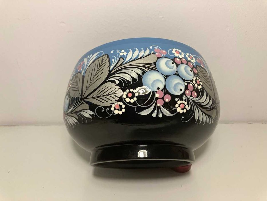 Оригинална руска дървена паница, ръчна изработка. Напълно нова