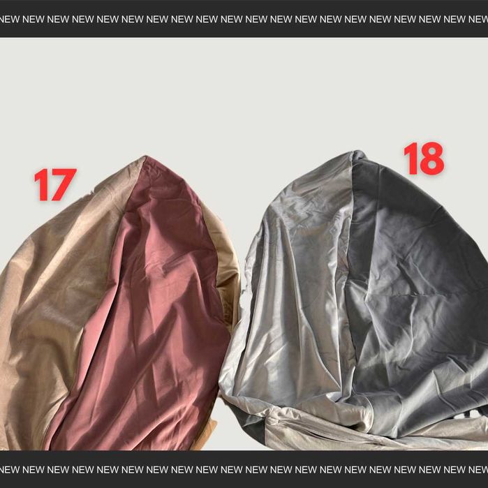 Калъфи за барбарони (пуфове) от тапицерска дамаска