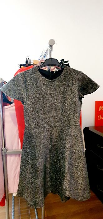 Rochie lurex noua fir argintiu