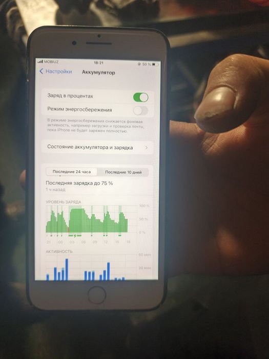 Iphone 8+ sotiladi srochna xilati idial