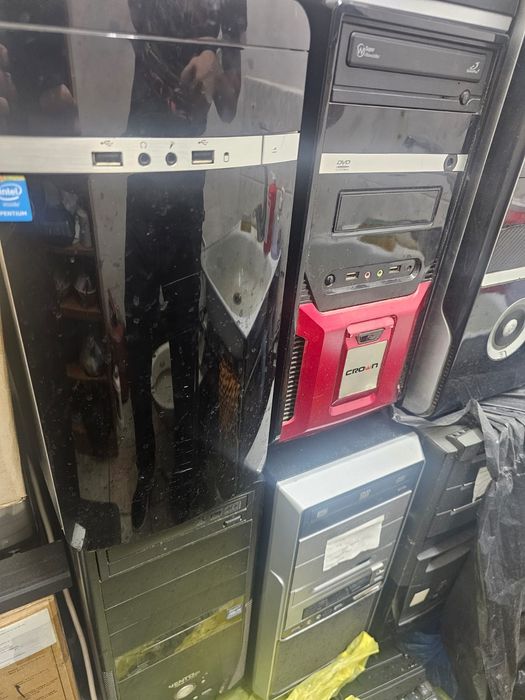 Компьютер системный блок монитор клавиатура мышь коврик комплект принт