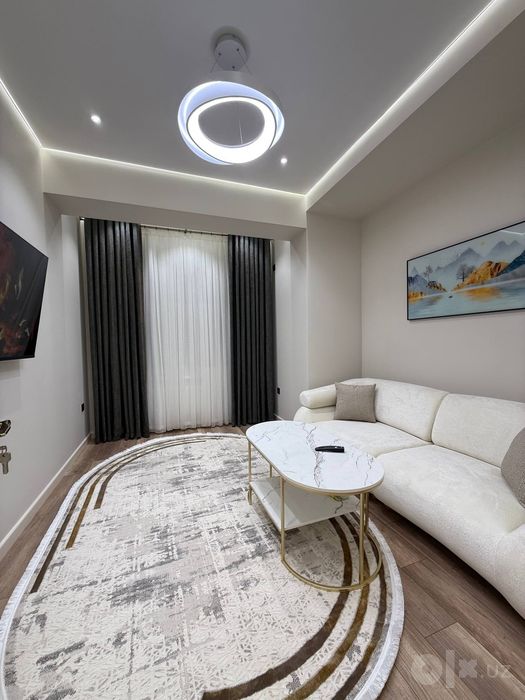 Новостройка Юнусабад 7 ЖК Зенит 3 комнатная 2 этаж Евроремонт 52м²