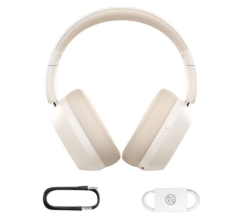 Casti Stereo Baseus Bass 35 Max, Bluetooth A2DP Alb
