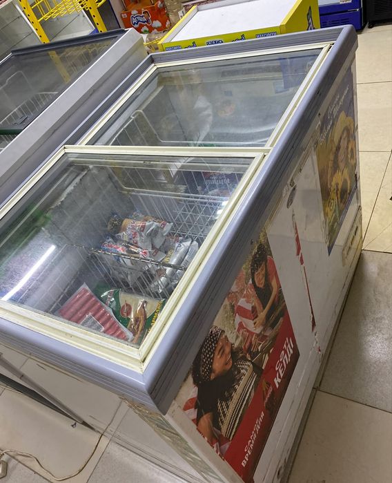 Распродажа, кондиционер, полки, морозилник