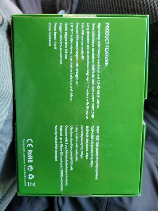 Ловна камера, 60MP, 4к видео, 0.1 сек за задействане, IP66водоу - нова