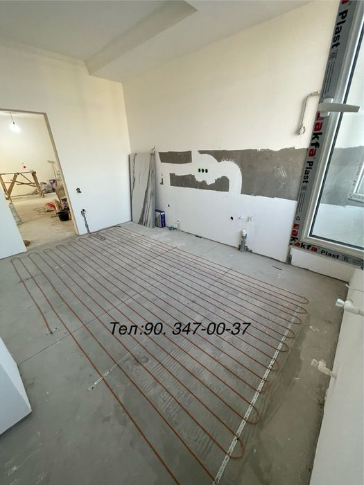 Тёплые Полы под Кафель, в Стяжку,  Россия Пожизненная гарантия!