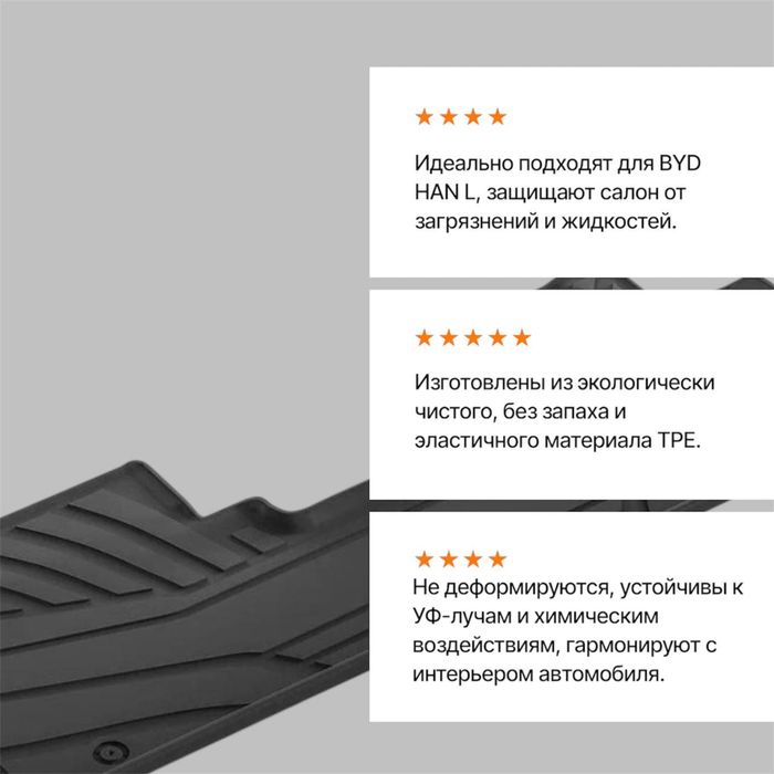 Резиновый cалон полик для HAN L от «LuxwayShop»