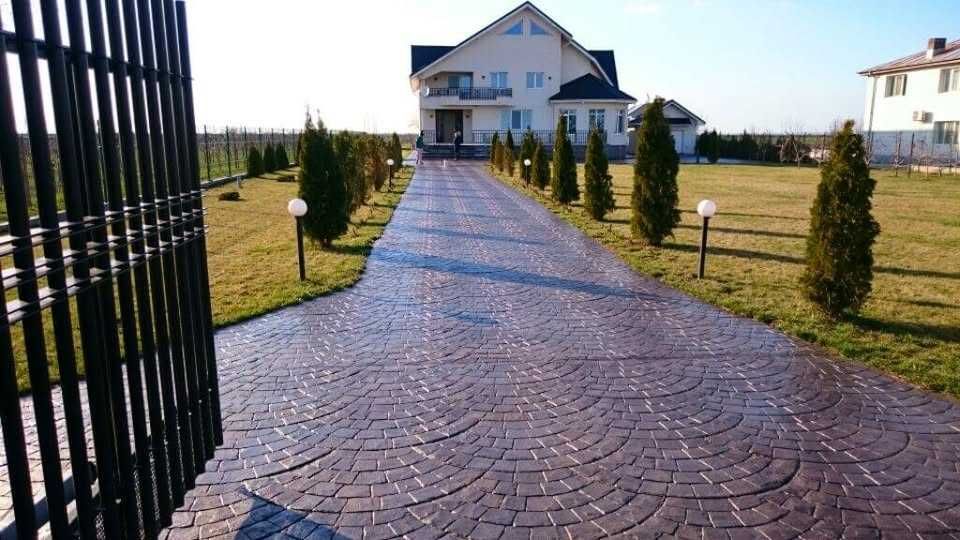 Beton amprentat -curti,alei,terase / Calitate