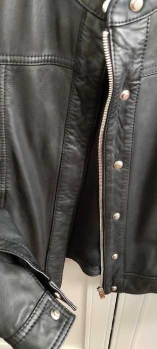 Geaca de piele Massimo Dutti