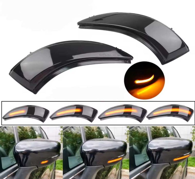 Динамични бягащи мигачи за огледалата за Рено Клио Renault Clio Captur