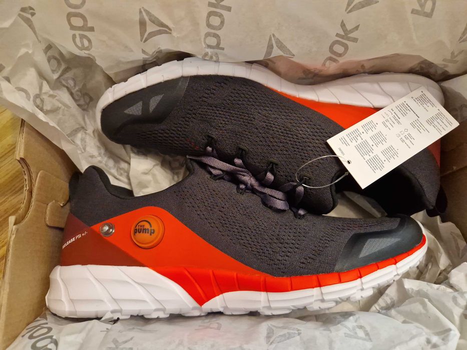 Adidasi originali Reebok Z Pump knit, masuri 42-43, noi, in cutie.