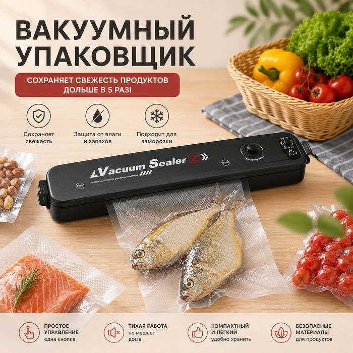 Вакуумный упаковщик для продуктов
