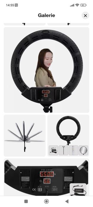 Lumina led foto machiaj profi