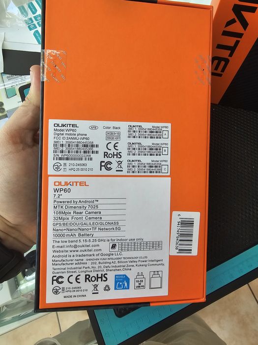 Oukitel WP60, 8/256 GB, Nou, 2 ani garanție