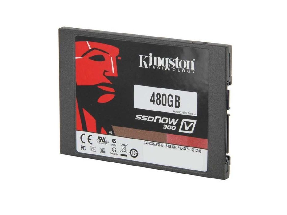 Жесткий диск для ноутбука компьютера SSD 2.5" SATA Kingston 480Gb