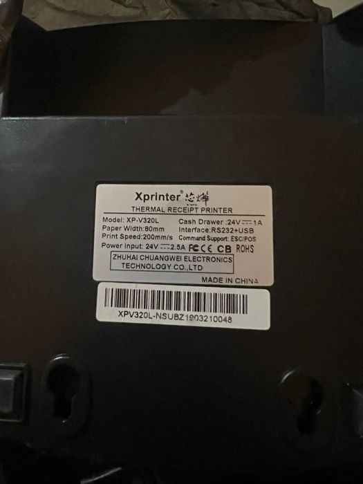 Xprinter продам принтер чек