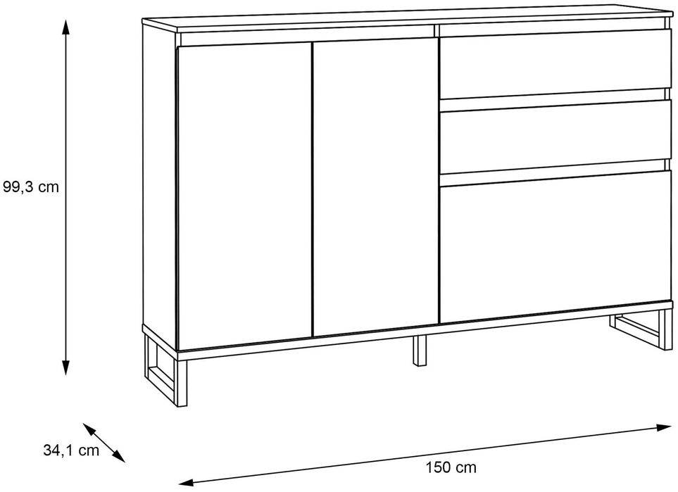 Dulap pantofi cu sertare și coș metalic, 150 cm