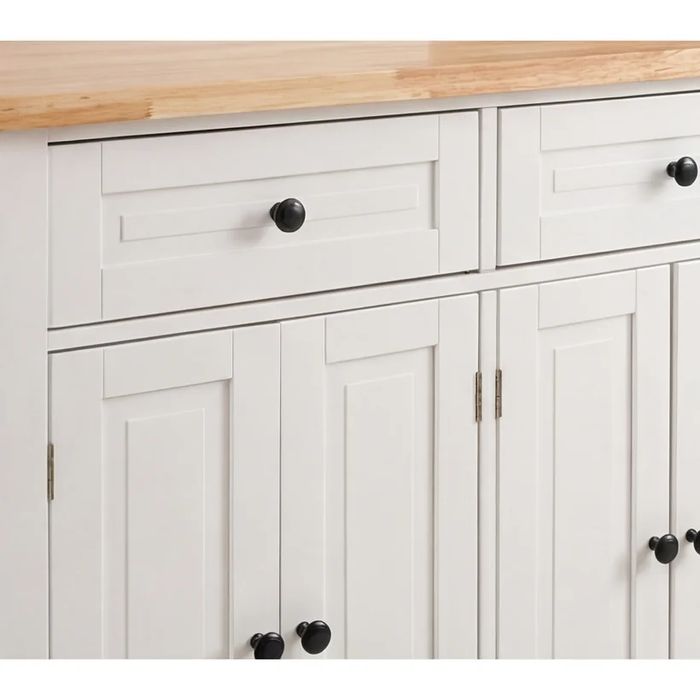 110 см кухненски остров, количка за съхранение с подвижни колела