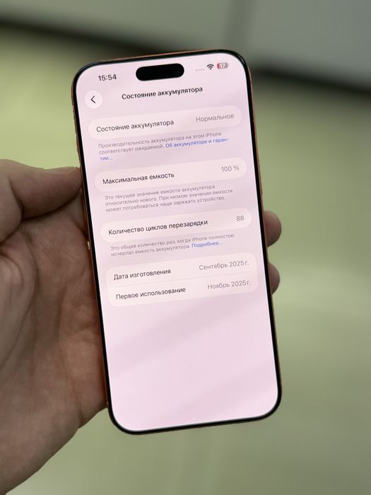 Iphone 17 pro max 1 терабайт е sim 100%