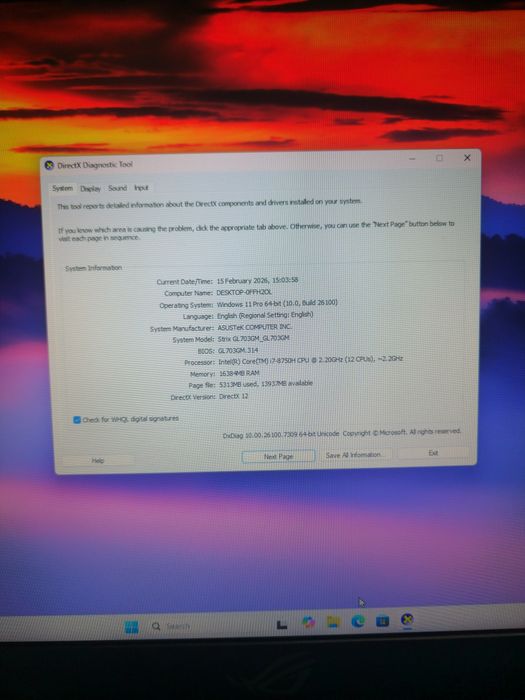 Laptop Gaming Asus Rog Strix GL703GE IMPECABIL