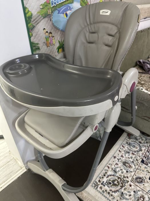 Стульчик для кормления, регулируемый, бу
