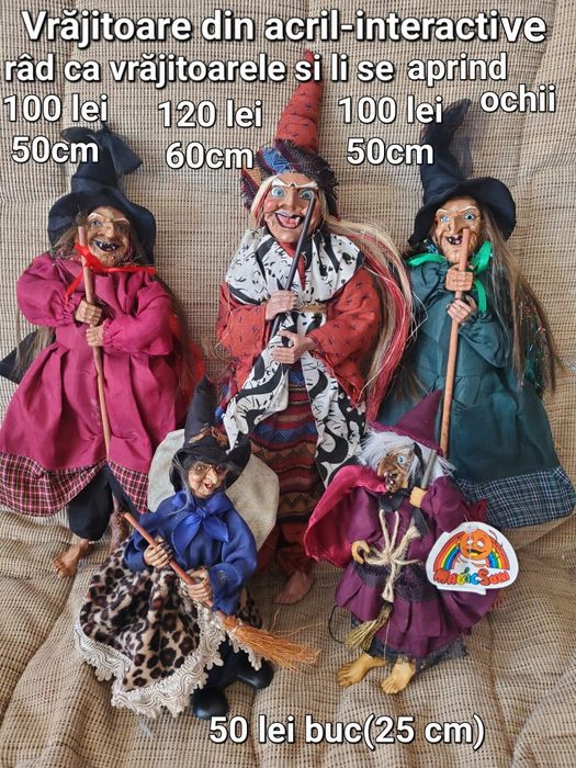 Păpuși vrăjitoare decorative