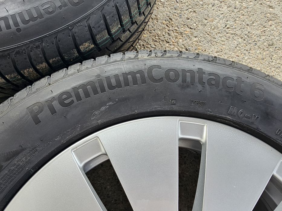 Jante Mercedes 17 "prinderea la prezoane 5X112  , cu anvelope Noi Continental 235/55/17 DOT 2026