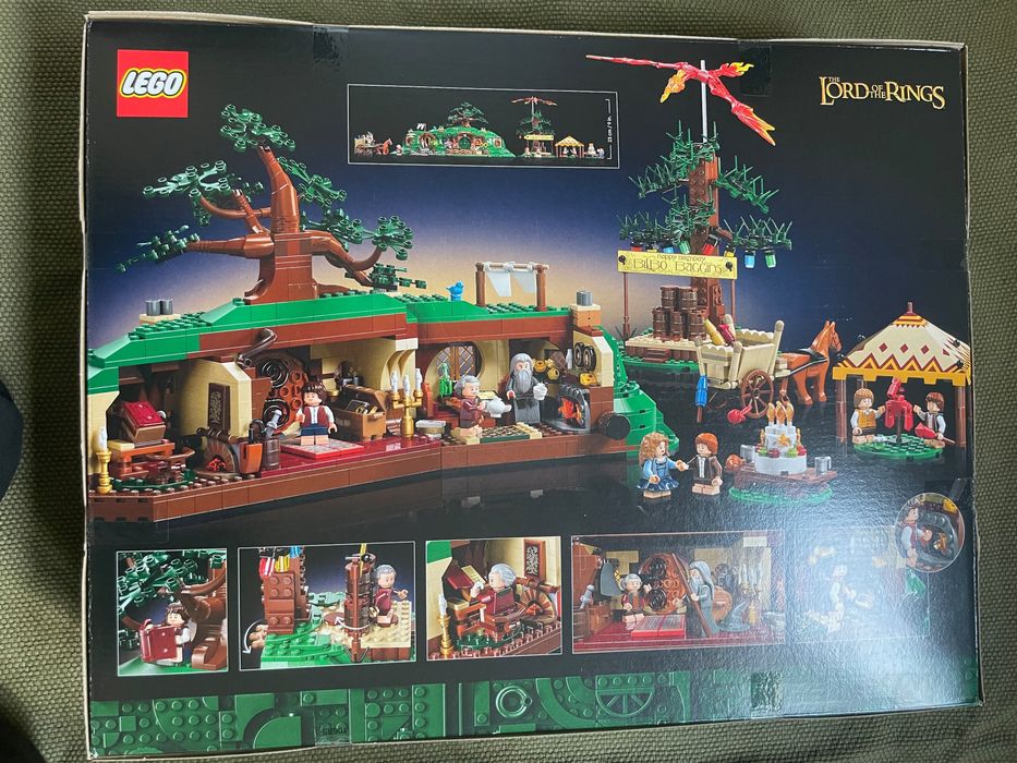LEGO ICONS:  The Lord of the Rings The Shire (Lego 10354) + Smeagol & Deagol (Lego 40761) . Sigilate/Complete