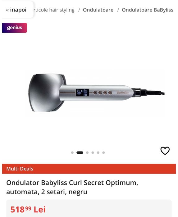 Ondulator babyliss curl secret optimum