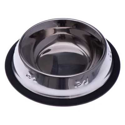 Bol hrana/apa animale antiderapant cu imprimeu, 200ml, NOU nefolosit