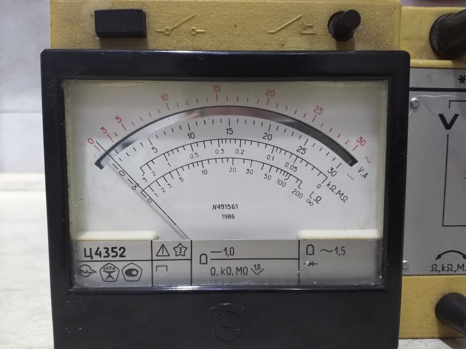 Мультиметр Ц4352 советский