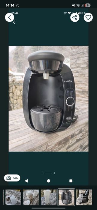 Aparat de cafea Bosch TAS4502NGB Tassimo JOY