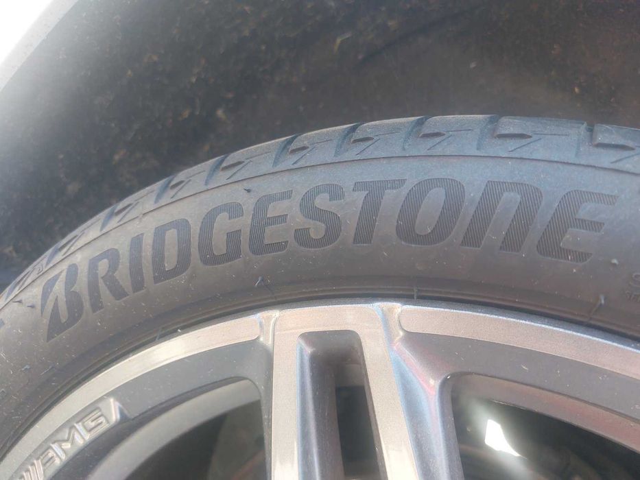 Oригинални алуминиеви джанти 19" AMG & 4 еднакви Bridgestone гуми DOT 24 за Mercedes-Benz W213 E220d (2016-2020)