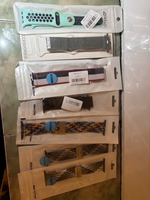 Bratara originala Apple Watch 45 mm + 7 bratari noi