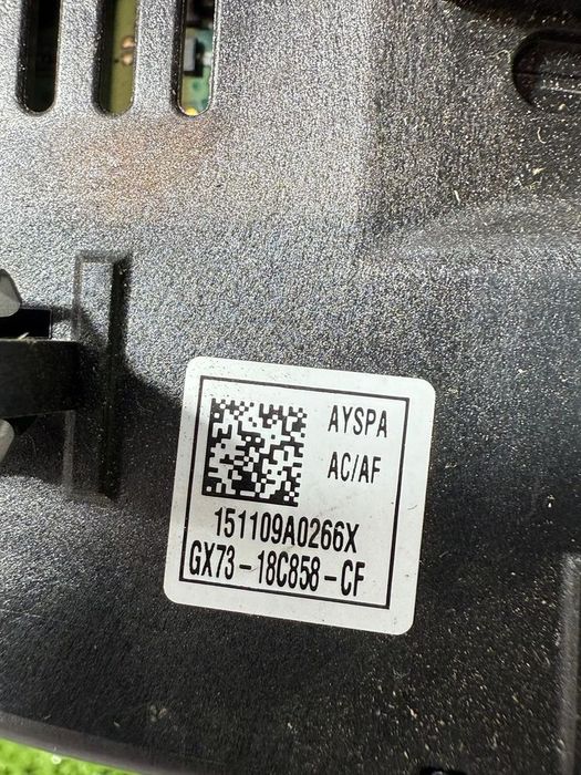 PANOU COMANDA CLIMA / AC / START STOP JAGUAR XF X250 3.0 DIESEL 2011 COD OEM GX73-18C858-CF / BERLINA 2009-2015