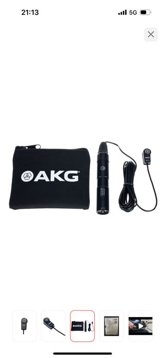 Инструментальный микрофон AKG C411 PP