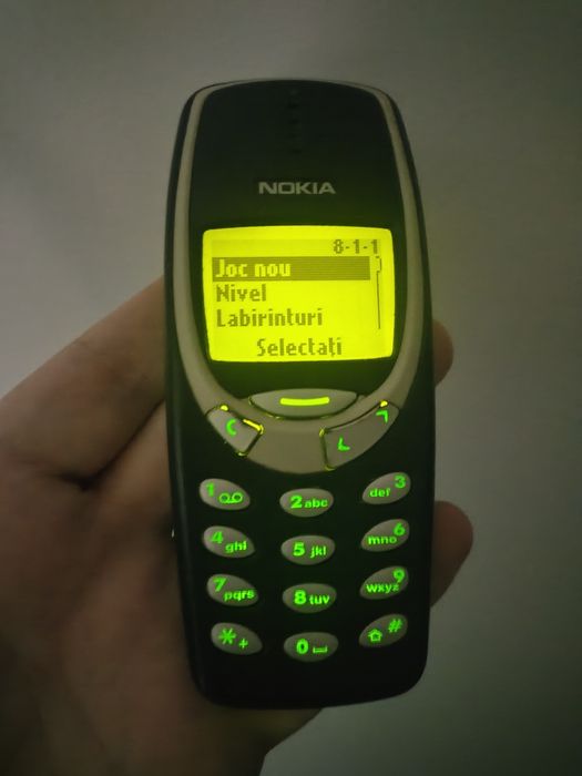 Nokia 3310, meniu în limba română ( decodat, baterie Nou nouță)