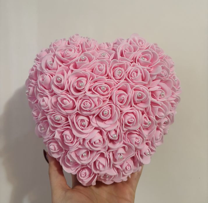 Inima din trandafiri de spuma