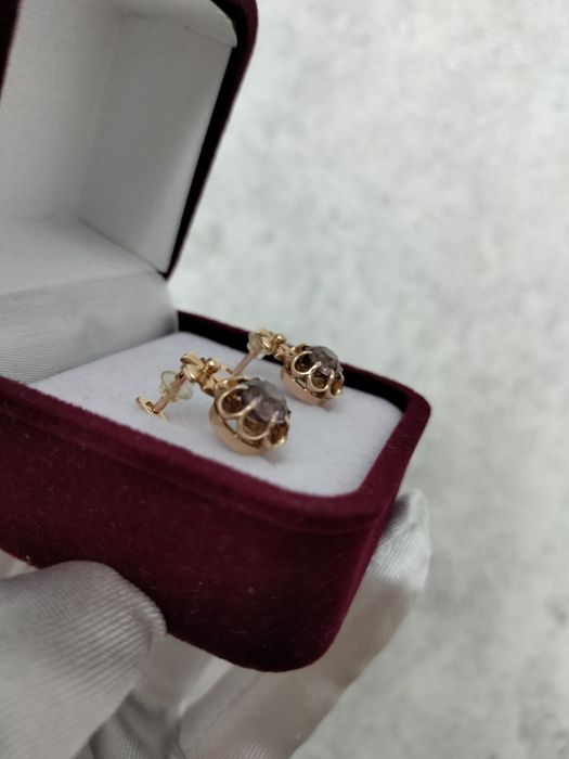 Советские серьги 583 пробы