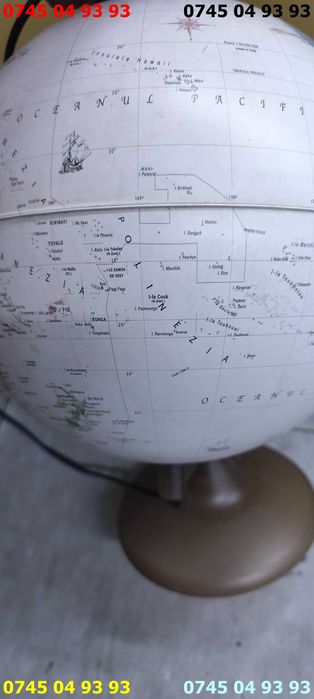 glob pamantesc cu iluminare 25cm diametru in romana