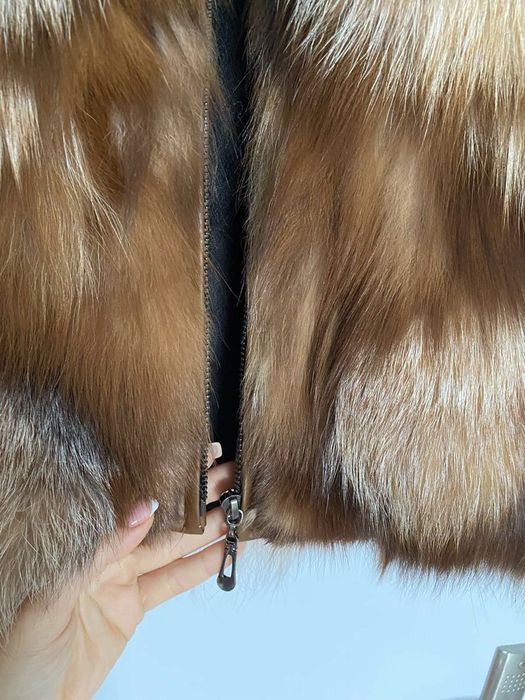 Елек лисица естествен косъм