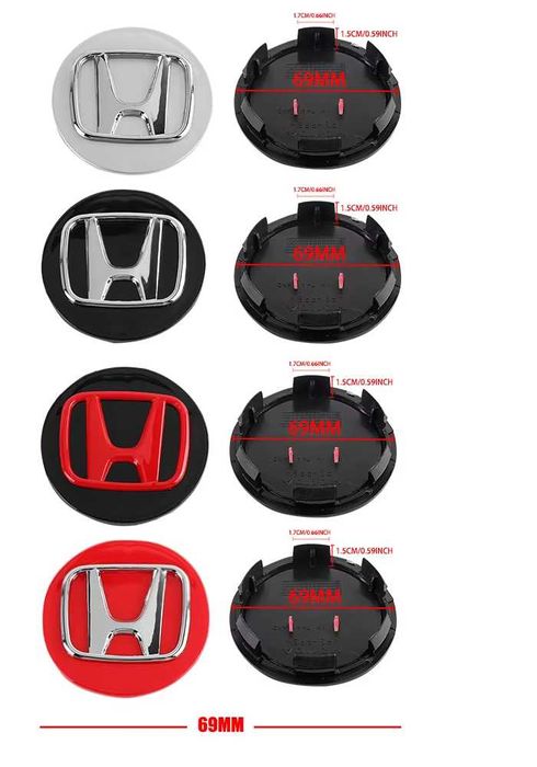 Капачки Капачки за джанти HONDA/ХОНДА 69мм